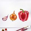  TINE KremGo. Watercolor illustrations for packaging. Un proyecto de Pintura a la acuarela, Ilustración tradicional y Packaging de Katerina Kolberg - 01.04.2019