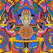 MELLOW MUSHROOM PIZZA. Un projet de Illustration traditionnelle de Raul Urias - 13.12.2022