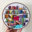 Reader. Embroider project by Coricrafts - 01.10.2023
