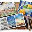Watercolour VS Gouache VS Acrylic. Painting, Watercolor Painting, Gouache Painting, Acr, lic Painting, Drawing, L, scape Architecture, Traditional illustration, and Fine Arts project by Mike Thomas - 01.02.2023