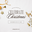 Elegant Christmas Invitations. Un proyecto de Diseño de Roger Coles - 02.12.2022