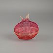Wire crochet pomegranate made in the ISK technique, unique home decor piece fun to make  . Arts, and Crafts project by Yoola (Yael) Falk - 01.12.2023