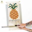 Everything's Fineapple Macramé Tapestry Ein Projekt aus dem Bereich Makramee und Weben von Terri Watson - 18.01.2023