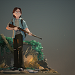 The Last of Us in Quill VR. 3D, Art Direction, Character Design, 3D Modeling, and Concept Art project by Federico Moreno Breser - 01.27.2023