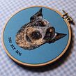 Blue. Un projet de Broderie de Santo Cielo - 31.01.2023