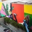 Mural "Natureza Hipotecada". Un proyecto de Ilustración tradicional, Arquitectura, Bellas Artes, Collage y Arte urbano de Manuela Eichner - 07.02.2023