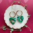My project for course: Polymer Clay Earrings: Make Marbled Accessories. Un projet de Création d'accessoires, Artisanat, Design de bijoux, St, lisme , et DIY de Ochre Handmade - 12.02.2023