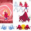 Red Bull / Rookie Bullz Visual Development. Character Design project by Florian Satzinger - 02.16.2023