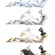 Giant Duck Crash Landing. Character Design, and Traditional illustration project by Florian Satzinger - 02.16.2023
