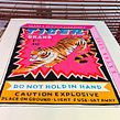 Tiger Firecracker Box. Traditional illustration, Arts, Crafts, Fine Arts, Graphic Design, Screen Printing, Packaging, and Lettering project by Charlotte Farmer - 03.04.2023