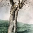 Trees Series - Drybrush Technique.  project by Valentina Grilli - 03.19.2023