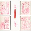 Rojo Sketchbook. Un proyecto de Ilustración tradicional, Animación y Cómic de Lobón Leal - 28.03.2023