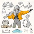 Practicando con poses.. Un proyecto de Ilustración tradicional, Diseño de personajes, Dibujo y Cómic de Lobón Leal - 29.03.2023