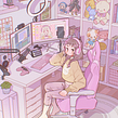 Vtubing. Traditional illustration project by Nemupan - 04.16.2023