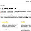 Rediseño de web personal: alexdc.com. Web Design project by Alex dc. - 04.20.2023