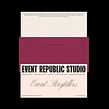 Event Republic Studio - Branding. Design gráfico, Br, ing e Identidade, Design de logotipo, Desenho tipográfico, Criatividade, Eventos, Design, Direção de arte, Design editorial, Packaging, e Tipografia projeto de Caroline Carrillo - 04.05.2023