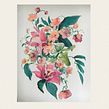 Commissioned floral painting for fabric  . Un proyecto de Pintura acrílica y Pintura de Sonal Nathwani - 10.05.2023