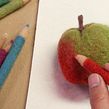 Drawing with Wool: Apple. Animation, Stop Motion, Fiber Arts, and Needle Felting project by Andrea Love - 05.20.2023