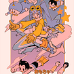 Omocha! . Een project van Traditionele illustratie van Catalina Carlesi - 23.05.2023