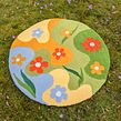 Flower garden rug . Arts, and Crafts project by Zeyu Cheng - 07.07.2023