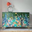 Botanical Sideboard Commission Piece Ein Projekt aus dem Bereich Möbeldesign und - bau, H, werk, Bildende Künste, Traditionelle Illustration, Innendesign, Design und Musterdesign von Chloe Kempster - 18.08.2023