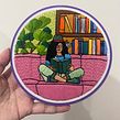 Girl reading Ein Projekt aus dem Bereich Stickerei von Coricrafts - 11.09.2023
