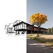 AI render for my sketching . Architecture, Design, Concept Art, Sketching, and Sketchbook project by Saleh Alenzave - 01.15.2024