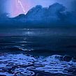 "Stormy Seas" (Tutorial Painting). Un proyecto de Bellas Artes, Artesanía, Pintura, Creatividad y Pintura al óleo de Daphne Frizzle - 23.01.2024