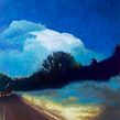 "Night Drive". Fine Arts, Multimedia, Painting, Acr, lic Painting, and Oil Painting project by Daphne Frizzle - 01.23.2024