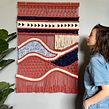Barbara Wall Hanging. Macramé, and Fiber Arts project by Alisha Ing - 04.02.2024
