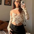 Square Top & Bolero Sleeves. Crochet, Fashion Design, Arts, Crafts, and Fiber Arts project by Grace Xu - 04.09.2024