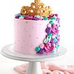 Princess Birthday Cake. Design, Food St, ling, and Food Photograph project by Whitney DePaoli (Sugar & Sparrow) - 04.17.2024