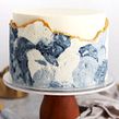 Marbled Buttercream Cake. Design, Food Photograph, Food St, and ling project by Whitney DePaoli (Sugar & Sparrow) - 04.17.2024