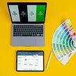 Mein Abschlussprojekt für den Kurs: Nachhaltigkeit im Grafikdesign: Erstelle ein Corporate Design. Design, Br, ing e Identidade, e Design gráfico projeto de Studio Una - 16.05.2024