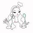 Illustrated logo design for Miru Alma Dulce. Fashion Illustration	 project by Josefina Fernandez - 06.21.2024