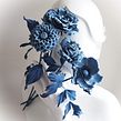 Denim Flowers for a Wedding. Textile D, eing, Textile Design, Floral, and Plant Design project by Svetlana Faulkner - 07.15.2024