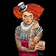 Bizarre Circus para Manolo Bakes. Un progetto di Illustrazione tradizionale, Belle arti, Pittura, Social media, Creatività, Disegno e Pittura ad olio di Fernando Vicente - 06.11.2024
