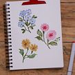 Mixed Media Flower Doodles. Arts, Crafts, and Watercolor Painting project by Shayda Campbell - 11.12.2024
