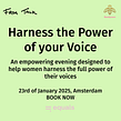 Live workshop in Amsterdam 23rd of January. Eventos projeto de Dasha Dollar-Smirnova - 06.01.2025