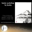 Inperson Sumie workshop. Traditional illustration, Drawing, Arts, Crafts, Fine Arts, and Painting project by Koshu (Akemi Lucas) - 02.07.2025