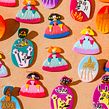 Spanish Masters Earring Collection. Arts, and Crafts project by Chelsea Rodriguez - 03.12.2025
