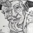 Memorias Distorsionadas . Traditional illustration, Drawing, Fine Arts, Ink Illustration, Portrait Drawing, Artistic Drawing, and Realistic Drawing project by Ricardo Macía Lalinde - 04.21.2025