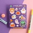 Halloween-themed sticker sheet. Un proyecto de Diseño de personajes de Ilaria Ranauro - 27.05.2025