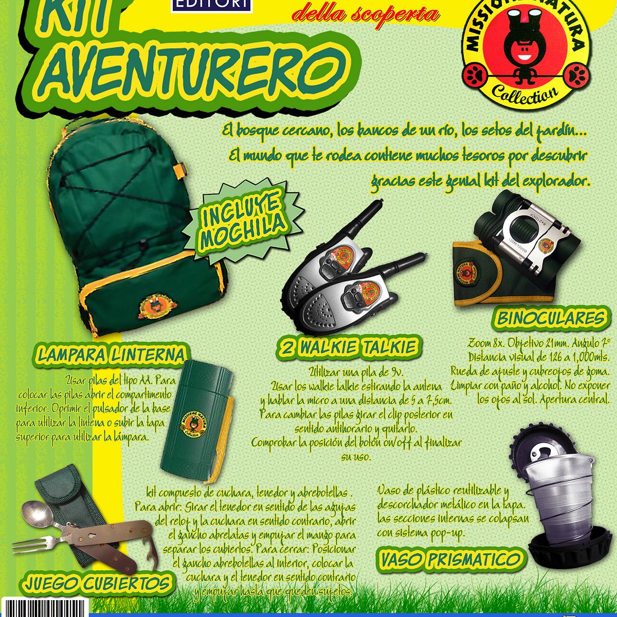 Fabbri Editori - Carátula embalaje juguete explorador | Domestika, image size:1200x1200