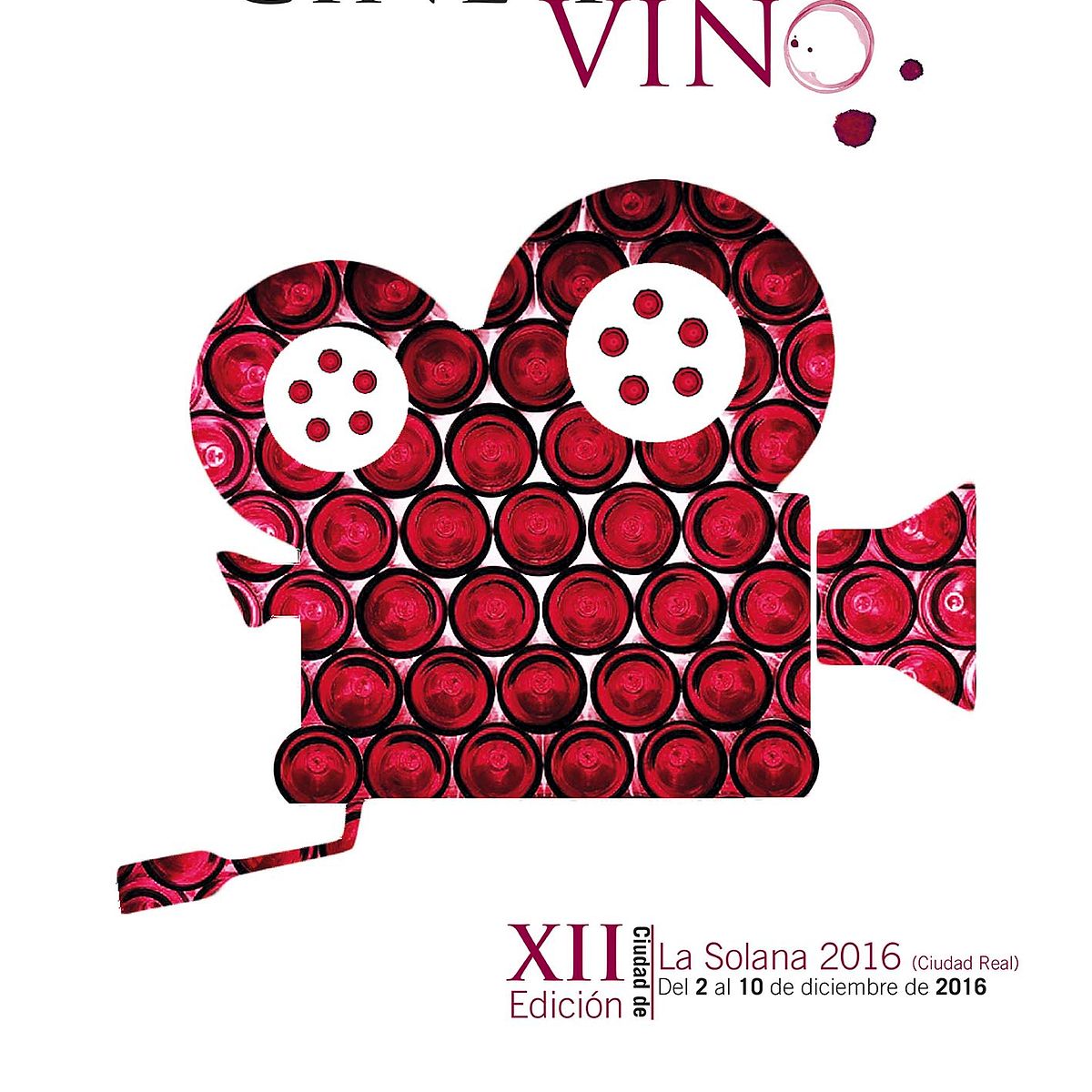 Cartel Cine y Vino la Solana | Domestika