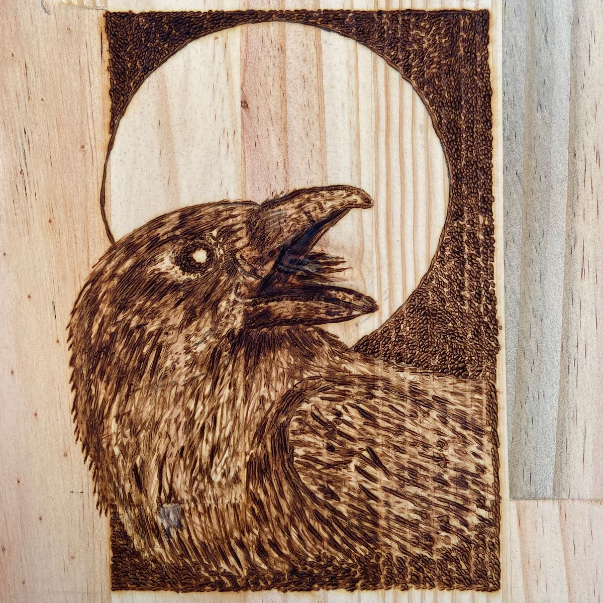 Mi proyecto del curso: Pirograbado en madera para principiantes | Domestika, image size:1200x1200