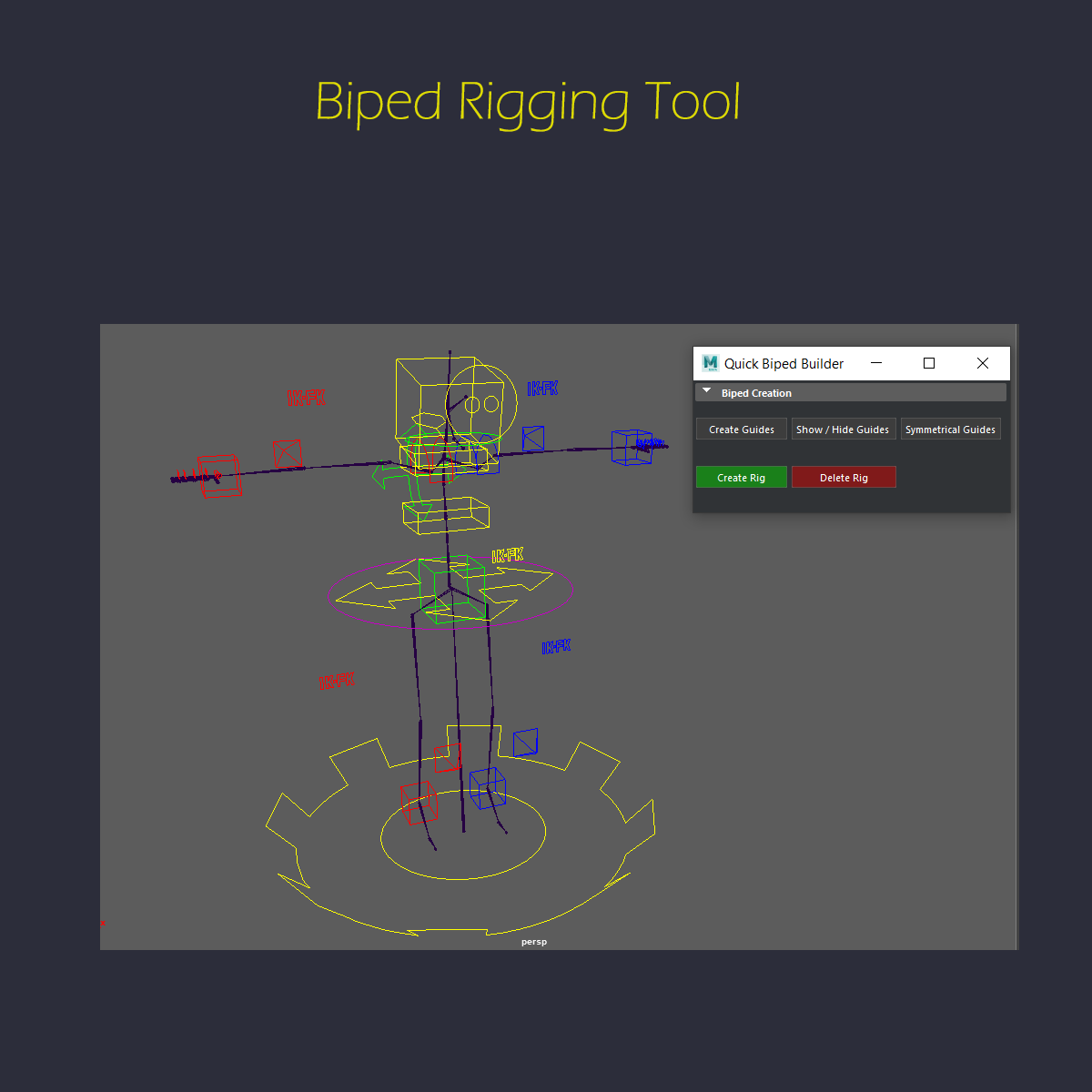 Automating the entire Rigging course via Python with modular guides ...