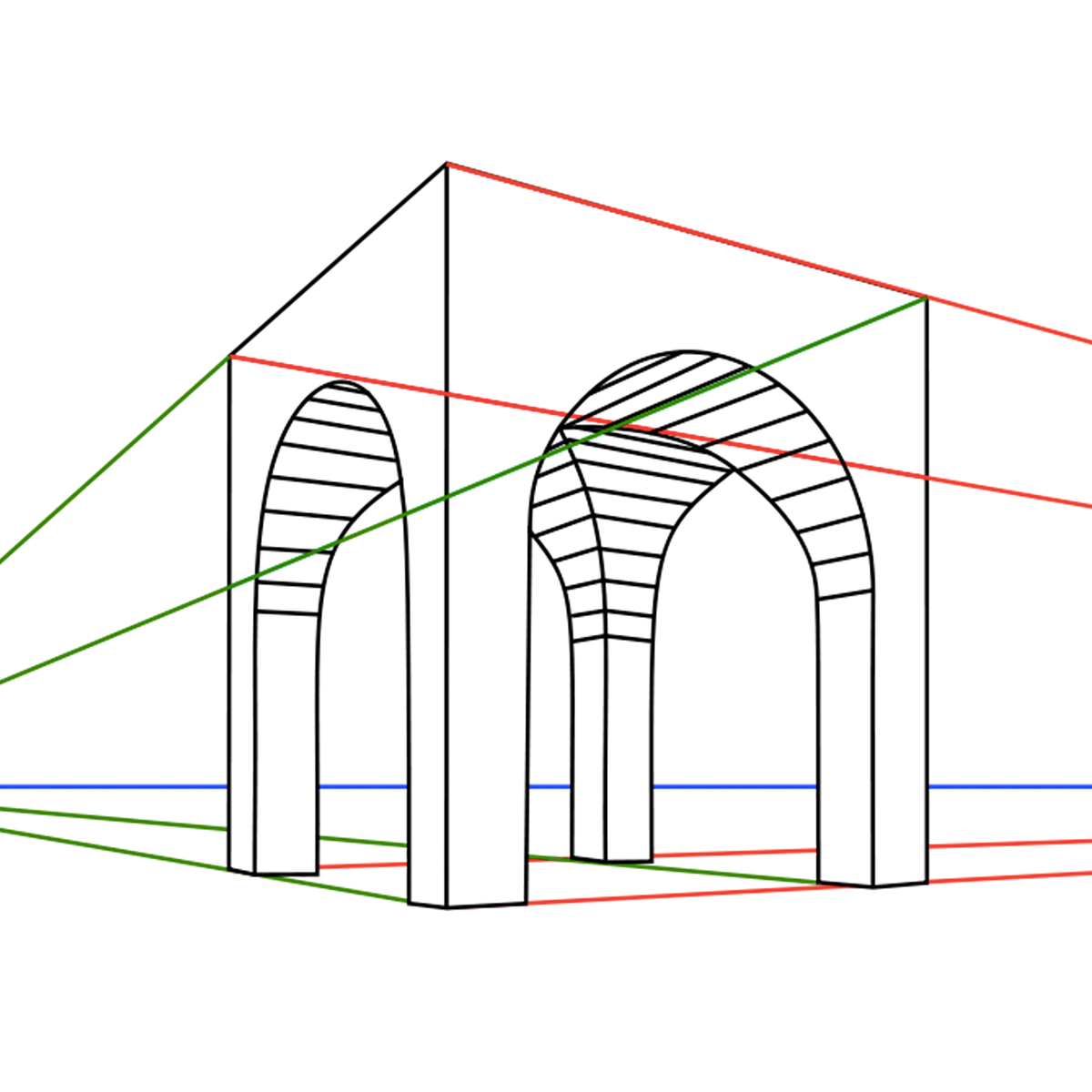 Ejercicios básicos de dibujo para trabajar la perspectiva | Domestika, image size:1200x1200
