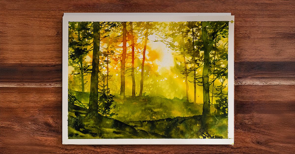 Create Enchanting Watercolor Landscapes: A Course by Katarzyna Kmiecik Create Enchanting Watercolor Landscapes: A Course by Katarzyna Kmiecik