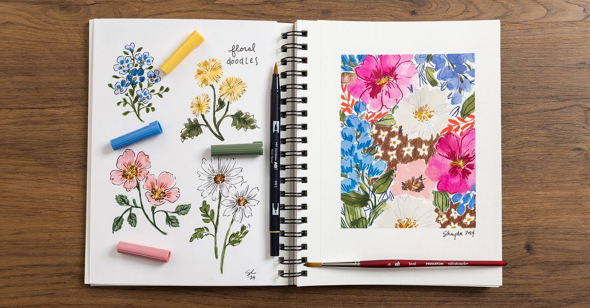 Unlock Your Creativity: A Sketchbook Journey with Shayda Campbell Unlock Your Creativity: A Sketchbook Journey with Shayda Campbell